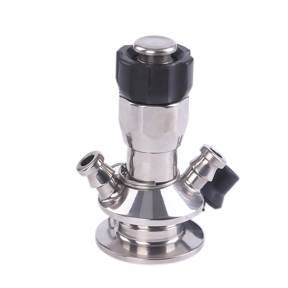 Sanitary Stainless Steel SS316L Aseptic tri clamp Sampling Valve For Milk