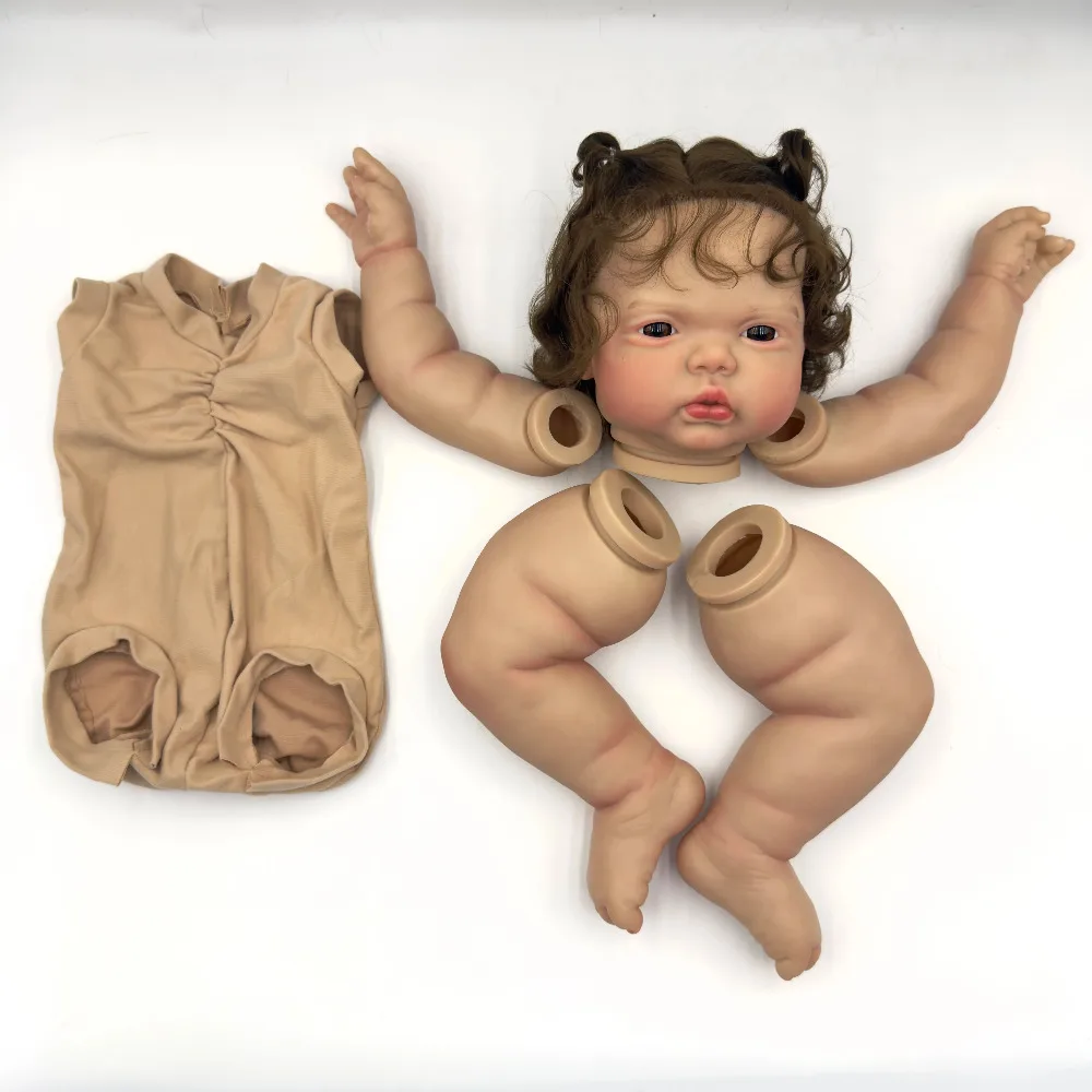 24 بوصة تولد من جديد دمية عدة مخلل مستيقظ اليدوية تولد من جديد أجزاء دمية مع القماش الجسم الجلد ثلاثية الأبعاد مع الأوردة المرئية Mucionesas عدة تولد من جديد #3