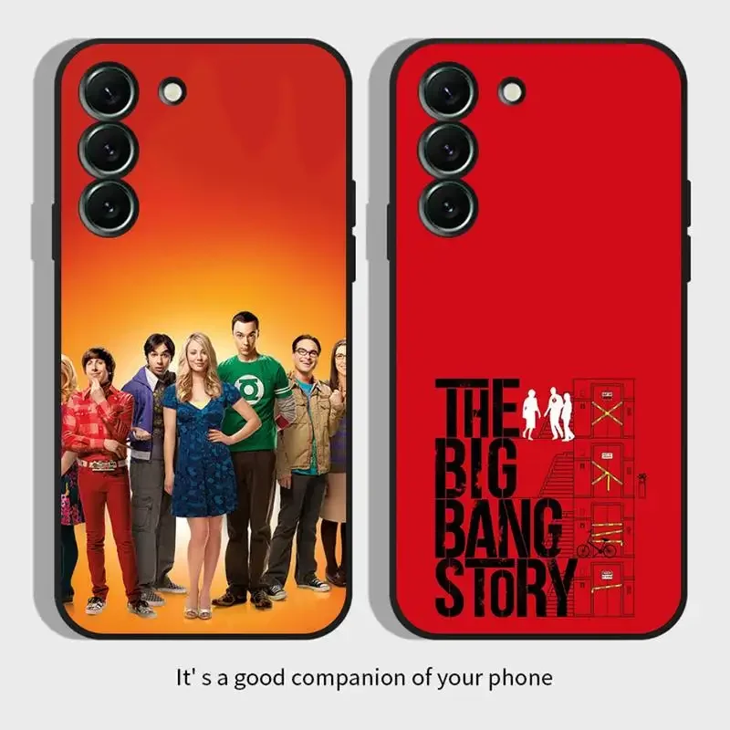 T-The -Big-Bang-Theory Phone Case For Samsung Galaxy S 23 22 21 20 10 e 9 8 7 6 5G plus edge ultra lite Black Soft Cover