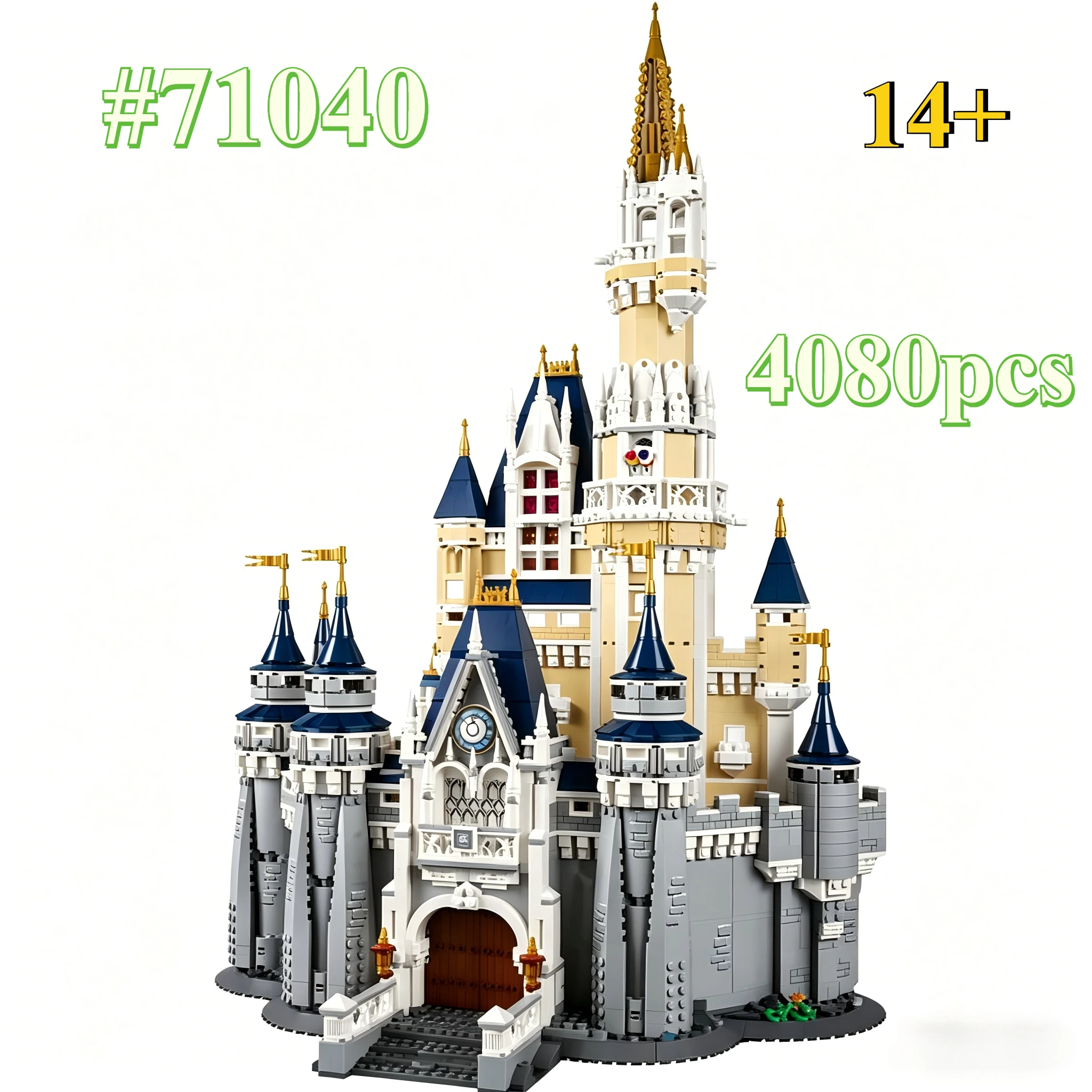 

Spectacular Magic Castle71040 Mini Building Blocks Sets Suitable for Birthday Gifts Not Compatible with Legoed Particles，4080pcs