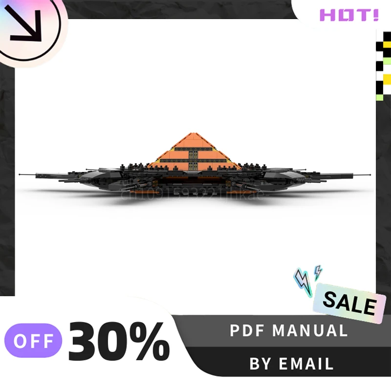 [2175 ชิ้น] ชุดตัวต่อสร้างสรรค์ MOC ยานแม่พิทักษ์ของอโปฟิส ของเล่น STEM ชุดประกอบแบบ DIY ของขวัญวันเกิด