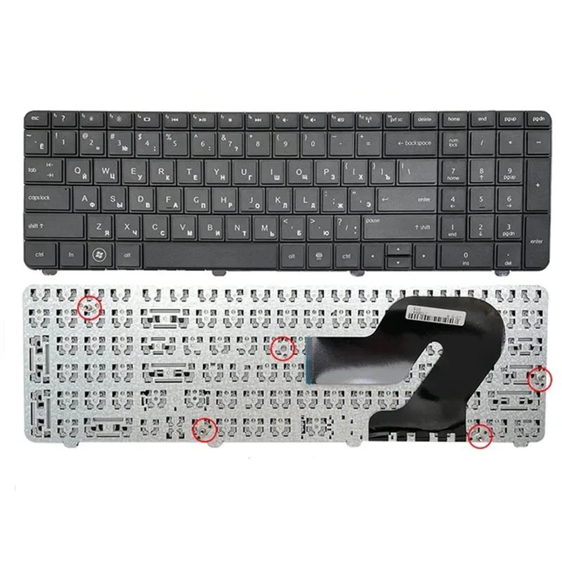 

For HP G72 CQ72 G72-1000 G72-2000 G72-a00 G72-b00 G72T-2000 G72T-b00 English US Russian RU keyboard