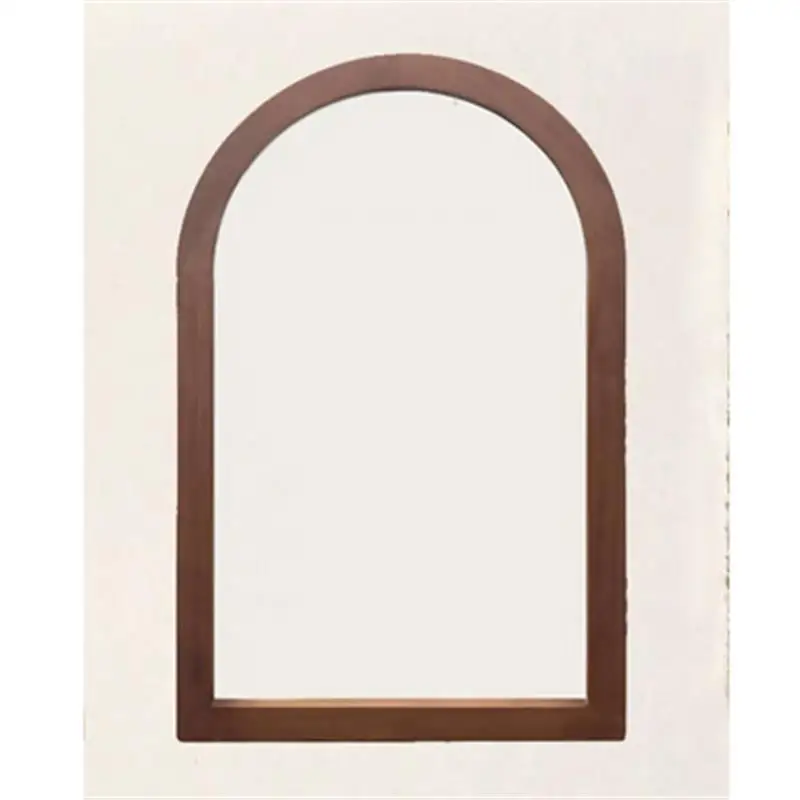 

French wall-mounted mirror household wall-mounted half-body fitting mirror American retro bedroom makeup