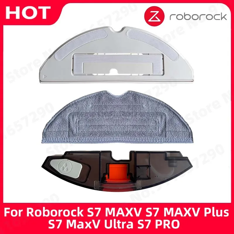 Original For Roborock S7 MAXV S7 MAXV Plus S7 MaxV Ultra Topaz SV Electrically Controlled Water Tank Mop Cloth Mount Optional