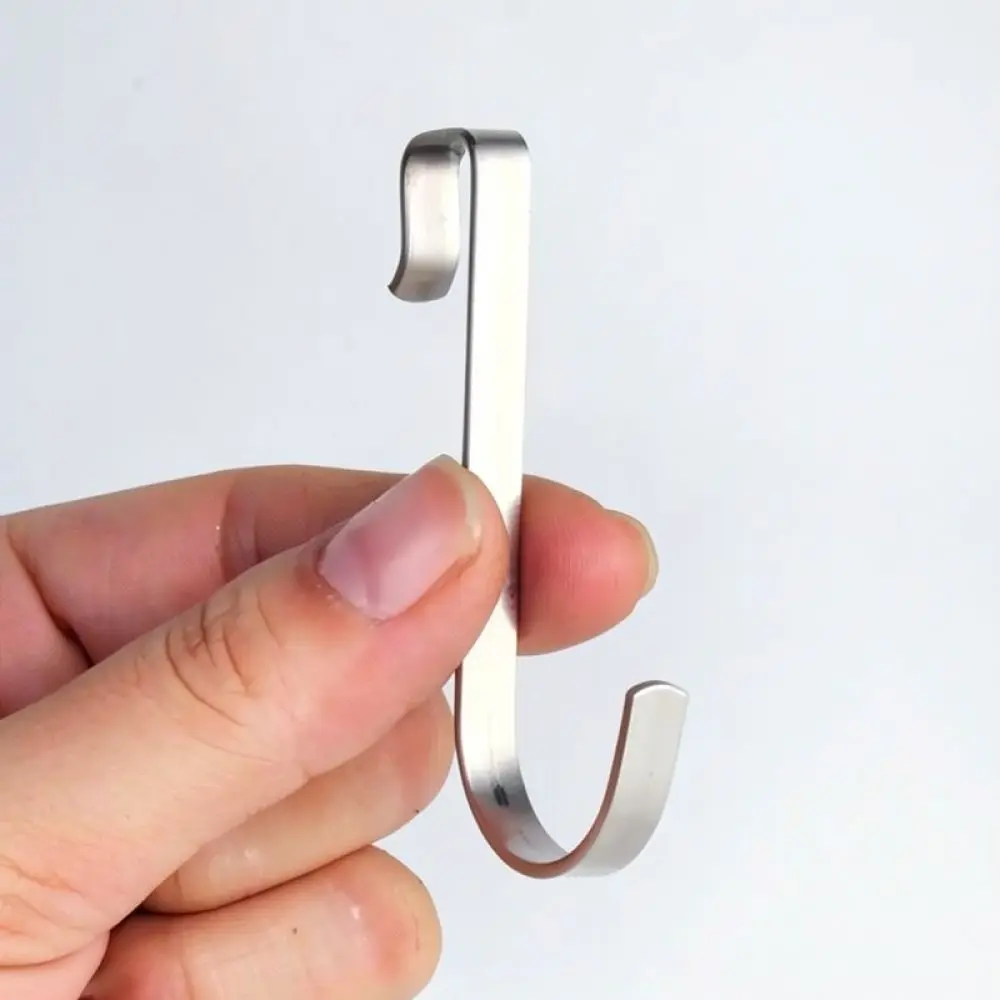 Durable Metal S Shape Hanging Hooks Rustproof Kitchen Utensil Holder Bathroom Towel Organizer Home Storage Solutions