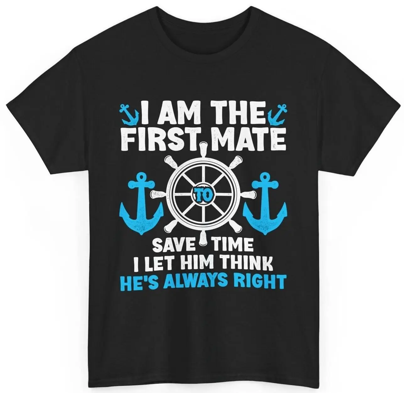 Captain Of The Boat Shirt, I Am The First Mate Boating Lovers Women Men Shirt