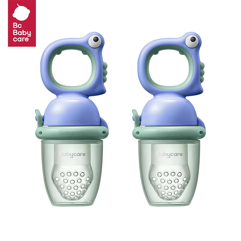 

Bc Babycare 2 Pack Baby Food Feeder Pacifier Fresh Fruit Spiral Propelled Nibbler Feeder BPA Free Pacifier Bottles Nipple Teat