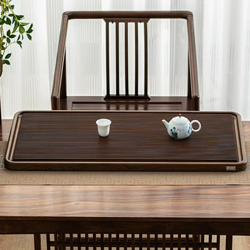 ^Valet Office Tea Tray Wooden Accessories Table Ceremony Rectangle Decorative Tea Tray Serving Hospitality Bandejas Home Product