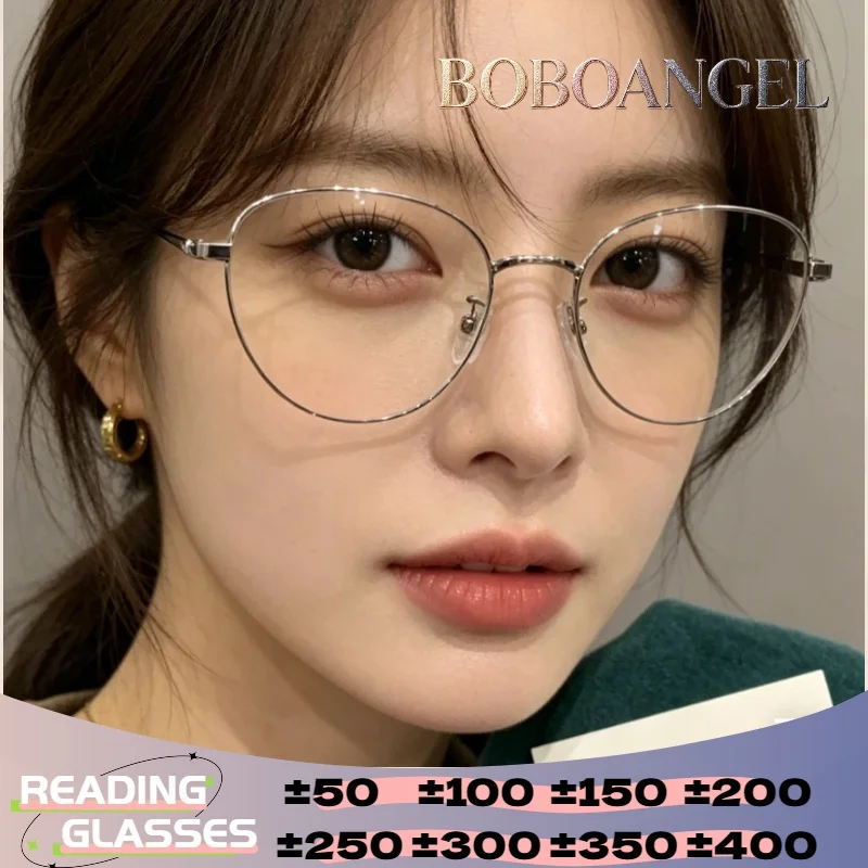 

Очки BOBOANGEL: модные, с диоптриями, для коррекции миопии, с блестками, в форме кошачьего глаза, женские, для чтения, оптические, фотохромные, прогрессивные