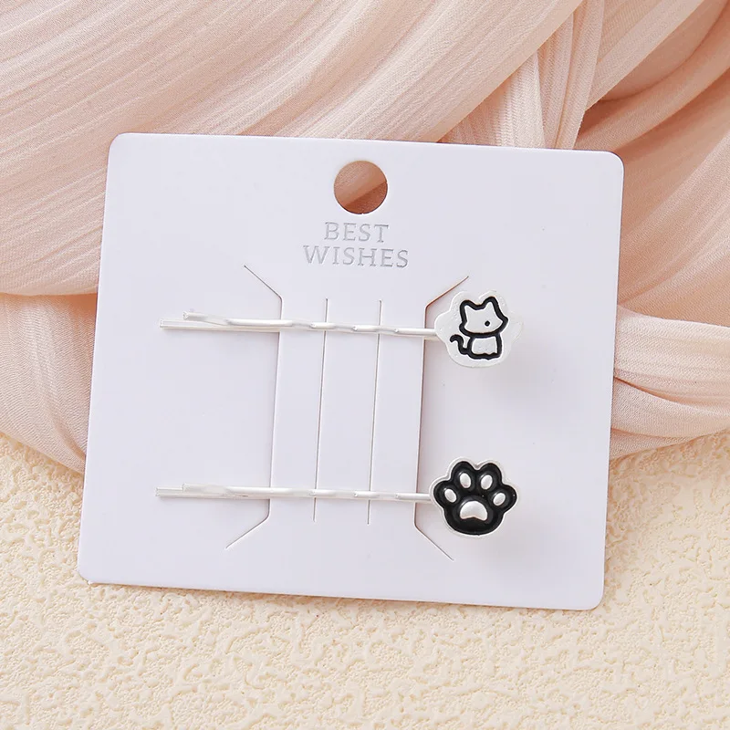 

Blue Star Cat Cloud Cute Side Bar Clip Cat Paw for Girls Ins Style Hair Decor Portable Charms