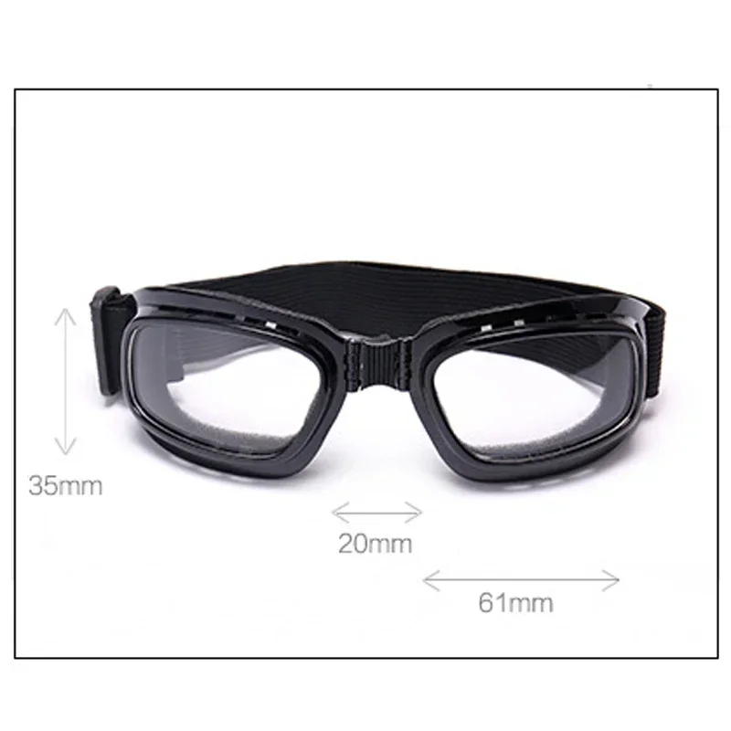 Outdoor Sports Riding Sunglasses Folding Sunglasses Motorcycle Goggles Ski Goggles Windshield Goggles Vintage Windscreen Glasses