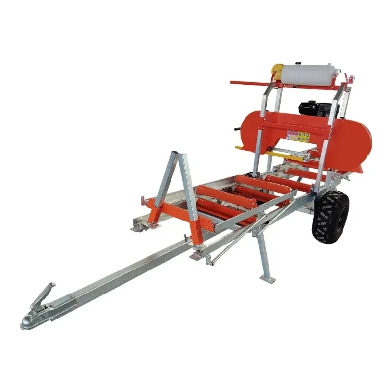 high quality RSG Horizontal Portle Sawmill with Foot Track