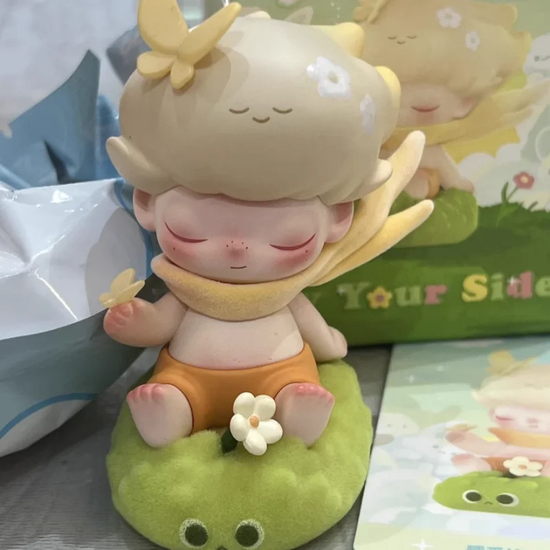 Genuine Blind Box Kawaii Dimoo By Your Side Series Cute Anime Figure Model Doll Mystery Box Tabletop Decoration Birthday  Gifts