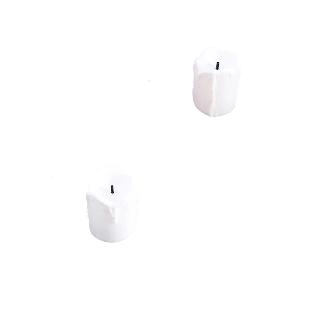 5 Pcs Operated Tea Light Flameless Candles Electric Votive Led Decorative Halloween Decorations Tealights