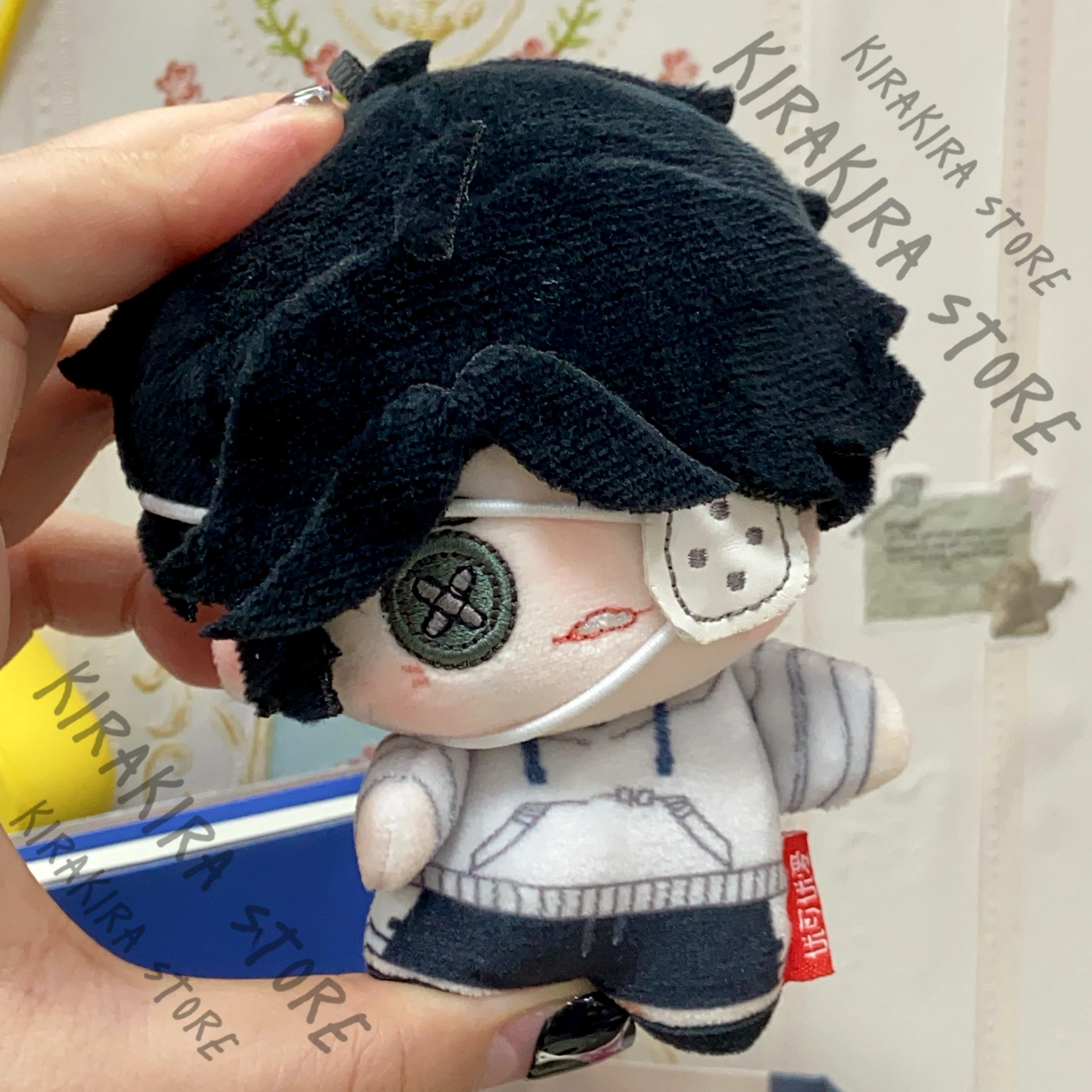 

Luca Balsa Cotton Anime Puppet Identity Ⅴ Cosplay 10cm Mascot Pendant Eye Mask Hanging Drop Manga Merchandise Prisoner Figure
