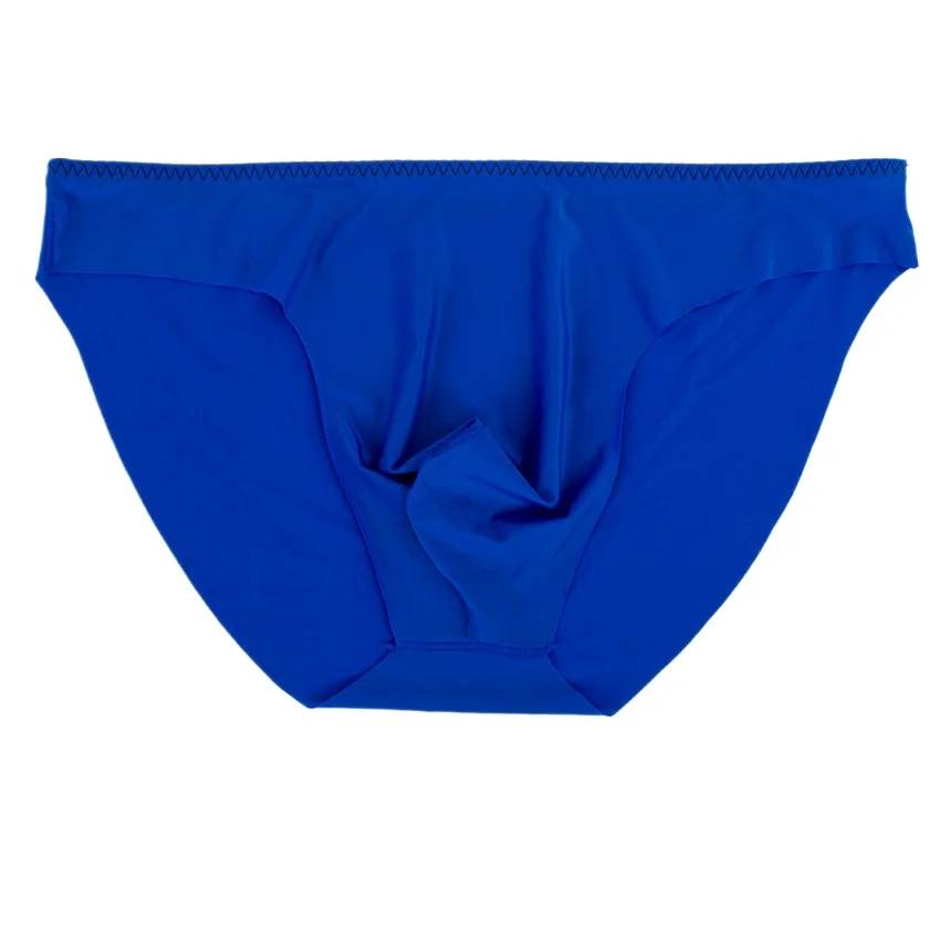 

Seamless Ice Silk Bulge Briefs for Men Sexy U Convex Pouch Underwear Thin Soft Elastic Sheer Quick Dry Comfort Sports Underpants