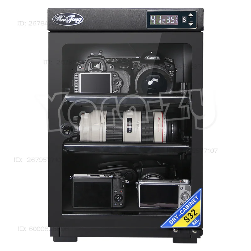 32L Digital Camera Moisture-proof Box Digital SLR Lens Drying Box Photography Camera Bag Drying Cabinet