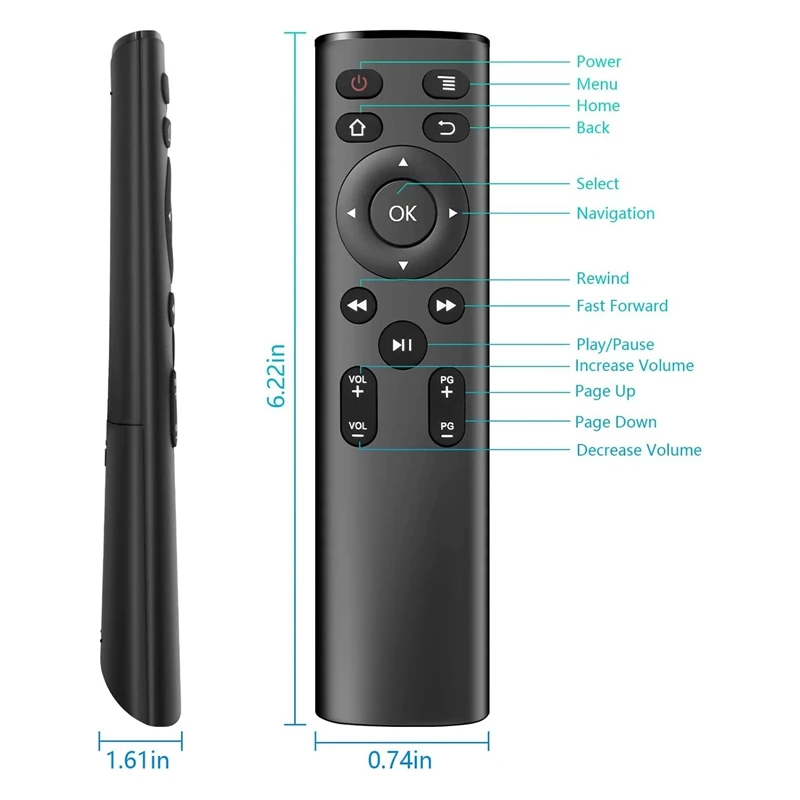 Replacement TV Remote Control For Fire TV Stick, 4K, Lite, Max, And Fire TV Square NON-VOICE FUNCTION