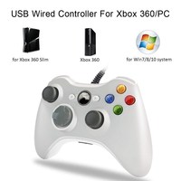 USB Wired Controller For Xbox 360 /360 slim gamepad Joypad Joystick For Microsoft XBOX360 Console For PC Windows 7,8,10,11