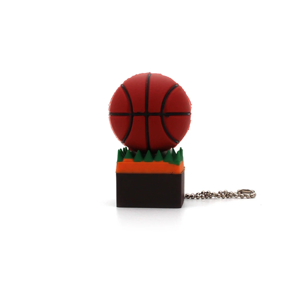 Cartoon usb flash drive 4GB 8GB 16GB pendrive 32GB 64GB sports 128GB memory stick football tennis racket basketball pen drive