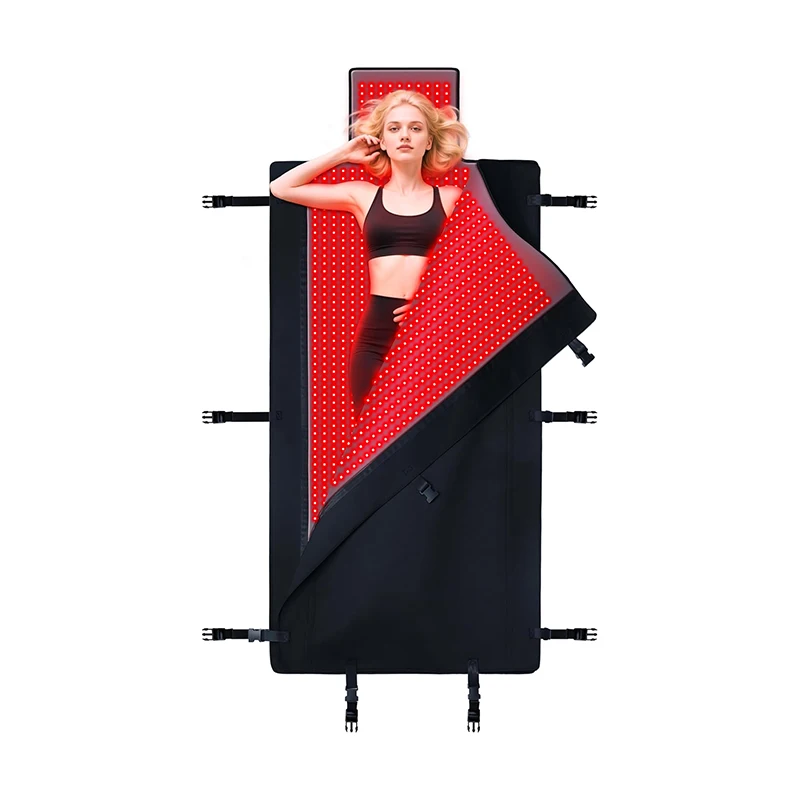 

2025 Red Light Therapy Panel Full Body Pain Relief Dual Wavelength 2570 LEDs Blanket Home Use Exercise Mat
