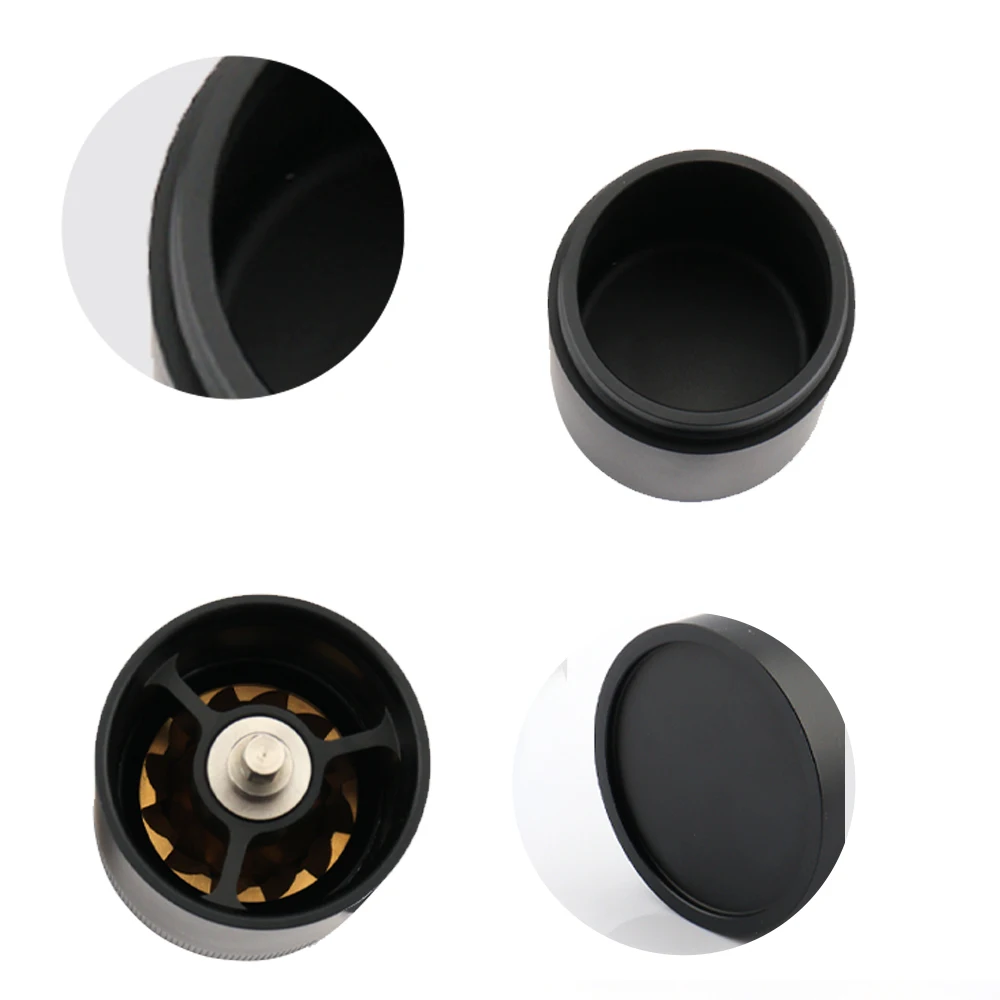 Black 30g Capacity Manual Coffee Grinders 48mm Titanium Conical Burr Hand Coffee Mill Portable Outdoor Coffee Girnder Manual