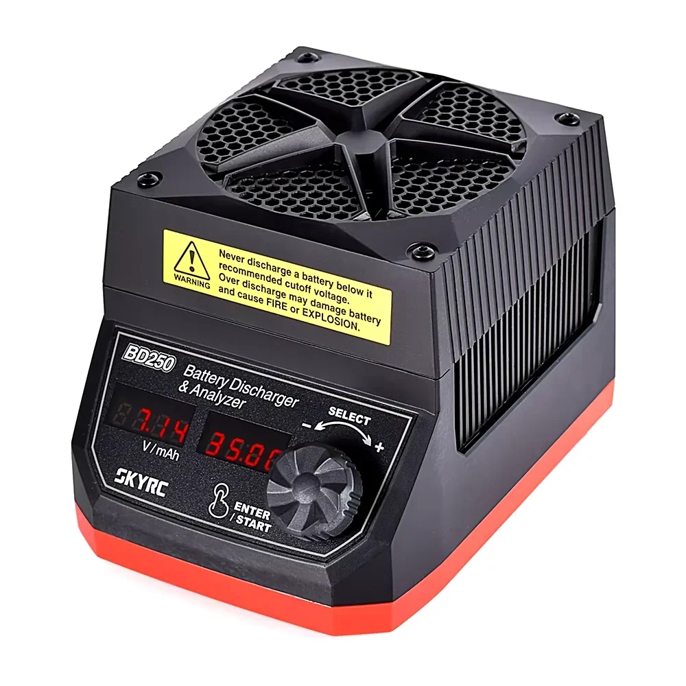 VoidFly SKYRC BD250 LiPo Battery Discharger - 3S 250W 35A High-Power, for LiHV/NiMH Batteries, Professional Analyzer for RC Dron