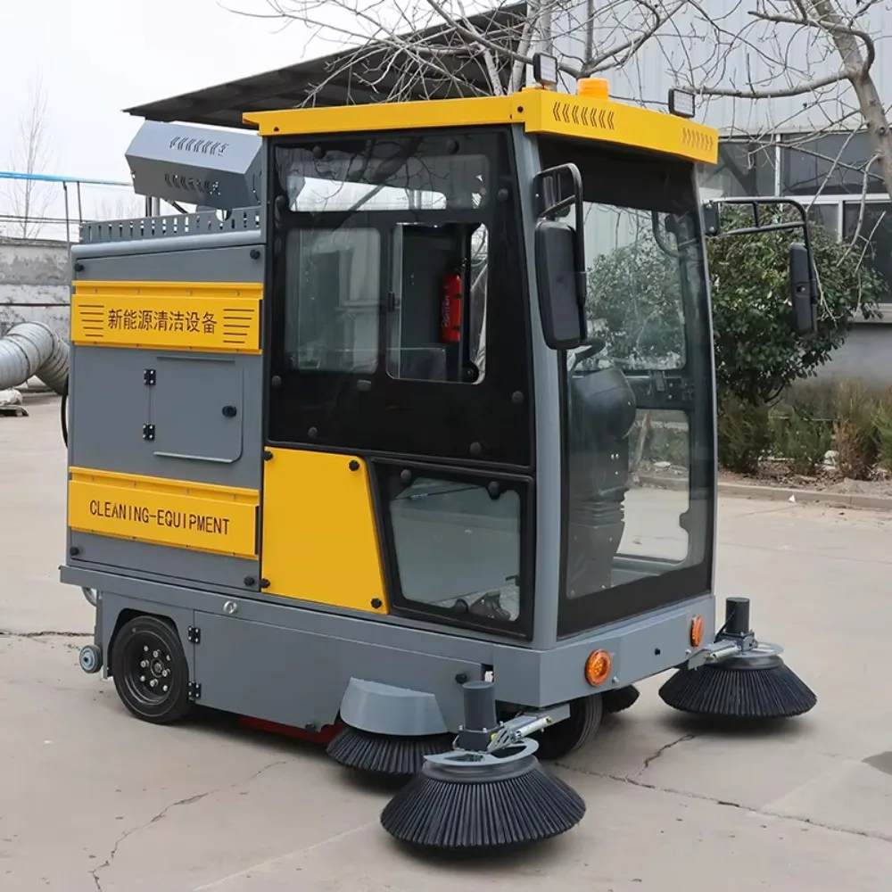 New 2100mm New Energy Battery 100A Electric Ride on Street Sweeper Truck Floor for Leaf
