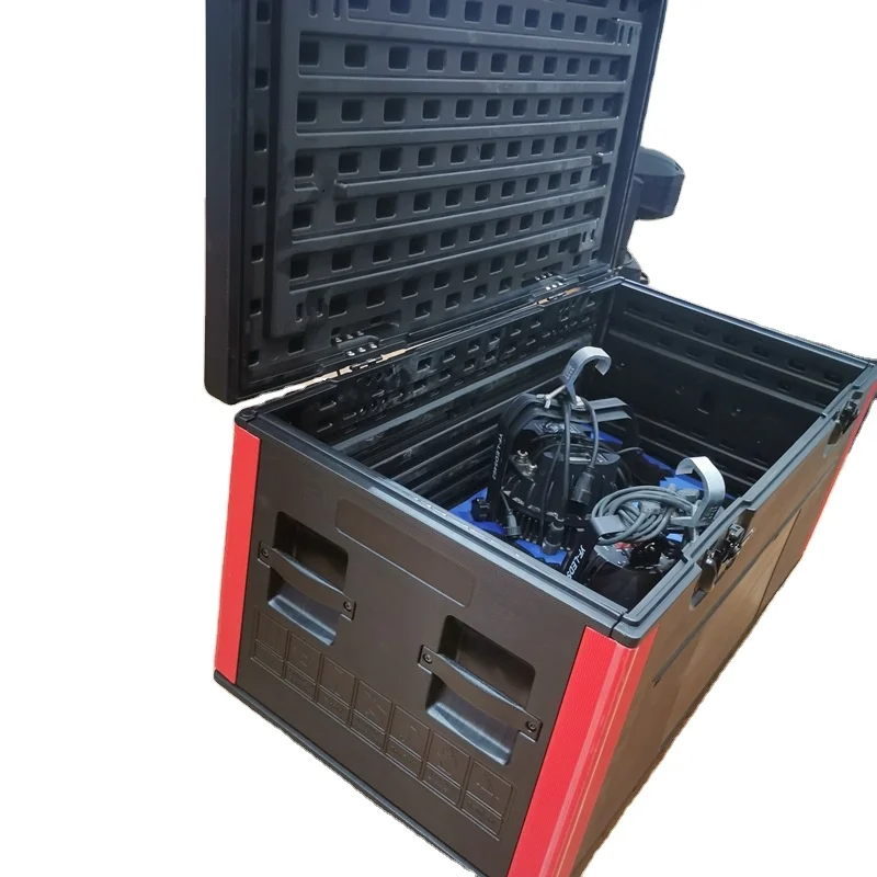 

Sturdy HDPE Plastic Utility Trunk Flight Cases Lightweight Waterproof Portable Road Flight Case For Display Storage-Customizable