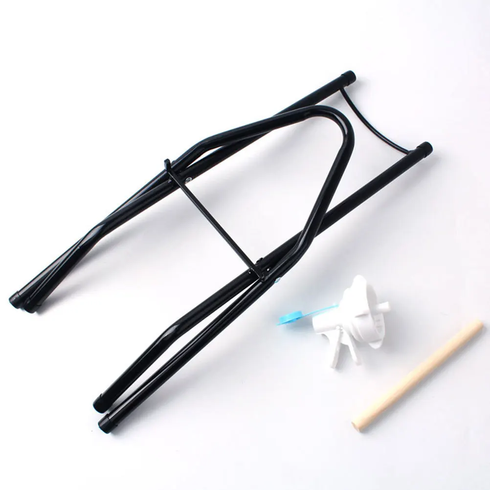 

1Pcs Water Bucket Bracket Stable Folding Thickened Frame Rack Black for Outdoor Drinking Water Holder Stand Picnic Field Travel