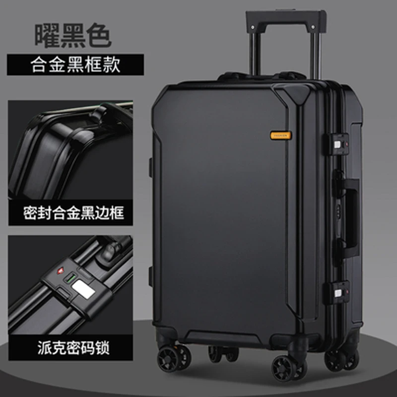 New fashion trend 26 28 inch suitcase aluminum frame trolley case for men&women 20 inch cabin suitcase 24 inch Travel Luggage