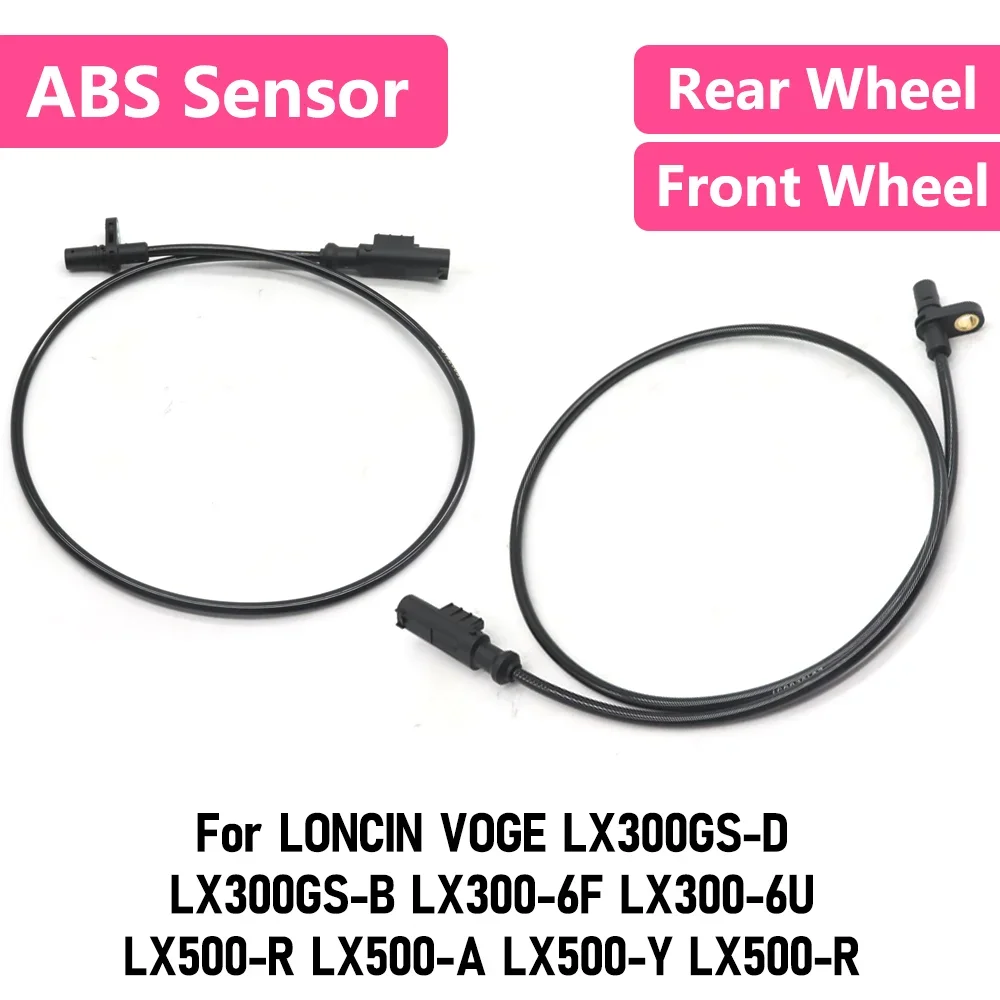 For LONCIN VOGE LX300GS-D LX300GS-B LX300-6F LX300-6U LX500-R A Y Motorcycle Rear Front Wheel Signal ABS Wheel Speed Sensor Wire