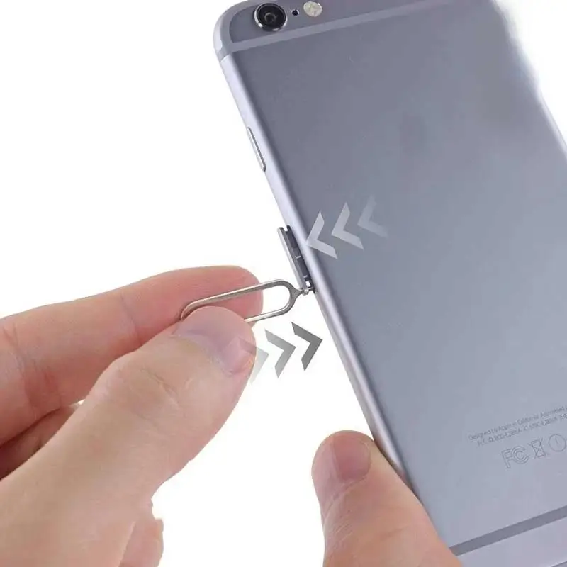 1-100PCS Anti-Lost Eject Sim Cards Tray Open Pin Needle Key Tools Ejetor For iPhone iPad Mobile Smartphone SIM Remover Accessory view 4