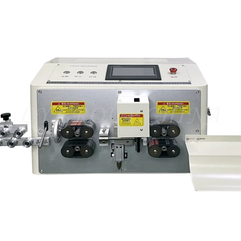 LY 870NW 12 Wheels Automatic Large Square Precision Sheath Wire Inner and Outer Peeling Machine 12 Wheels Wire Stripping Cutter image 2