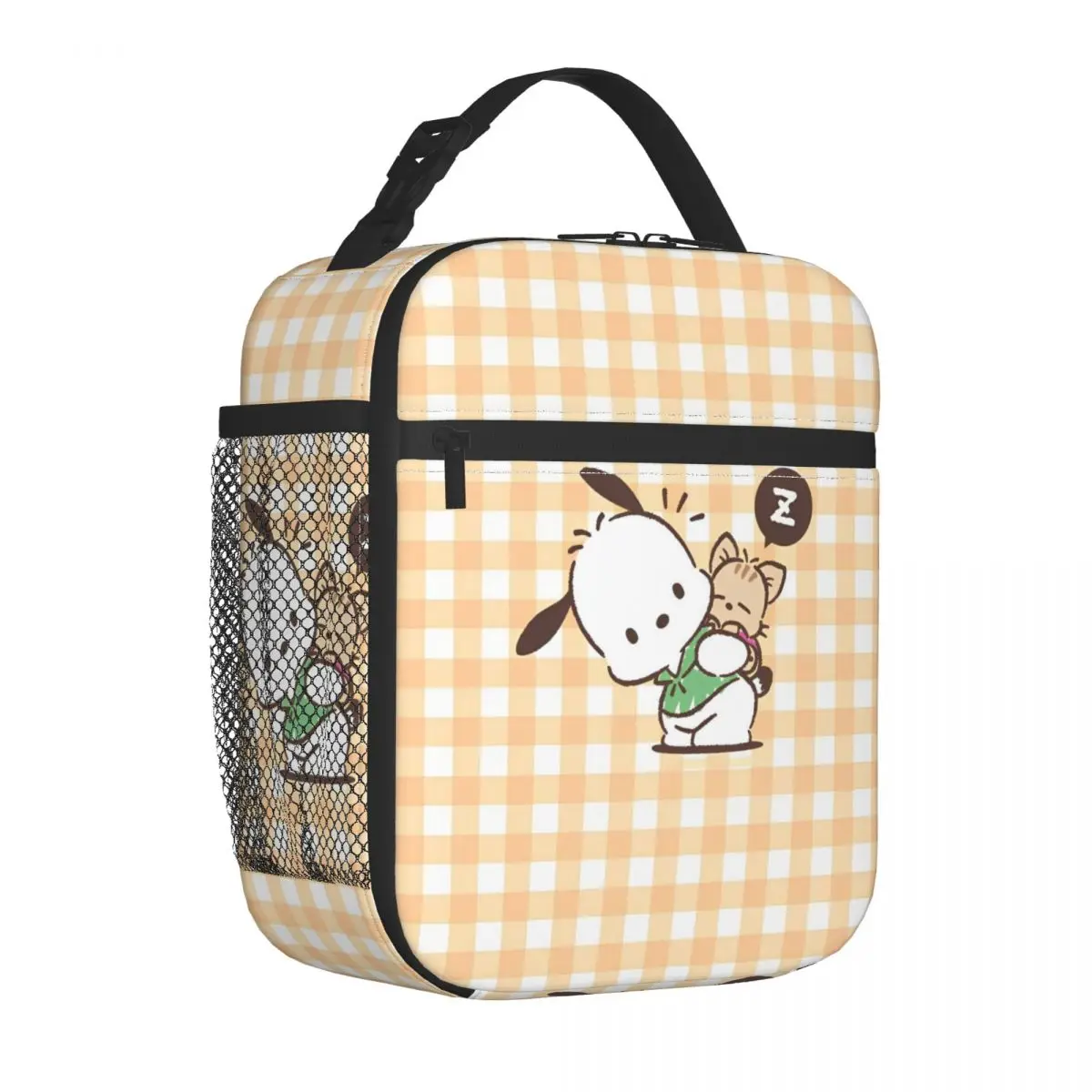 

Pochacco Cartoon Insulated Lunch Bag Cooler Bag Meal Container Kawaii Dog High Capacity Lunch Box Tote Girl Boy Beach Picnic