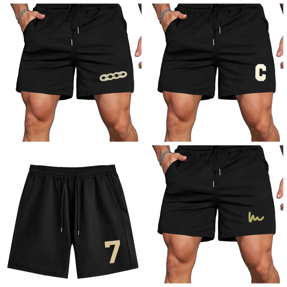 2023 neue Frühling Sommer männer Dünne Sport Freizeit Shorts Reine Farbe Elastische Fünf-Punkt Schlaf Kurze Stil Gym beiläufige Lose Shorts