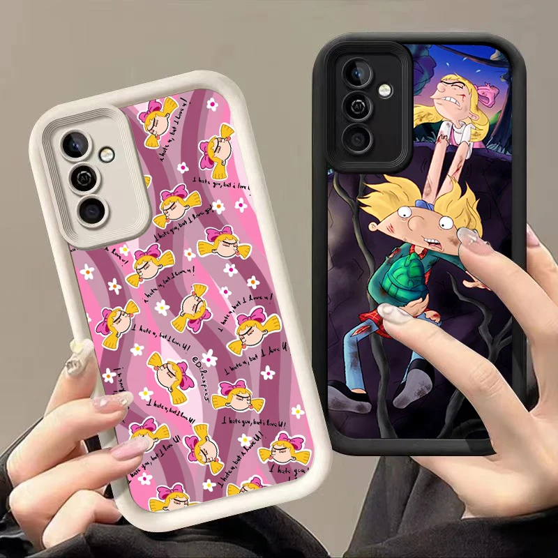 Hey Arnold Helga Sky Eye Stairs Soft Silicone Phone Case For Samsung Galaxy S20 S21 S23 S24 FE S22 S25 Plus Ultra