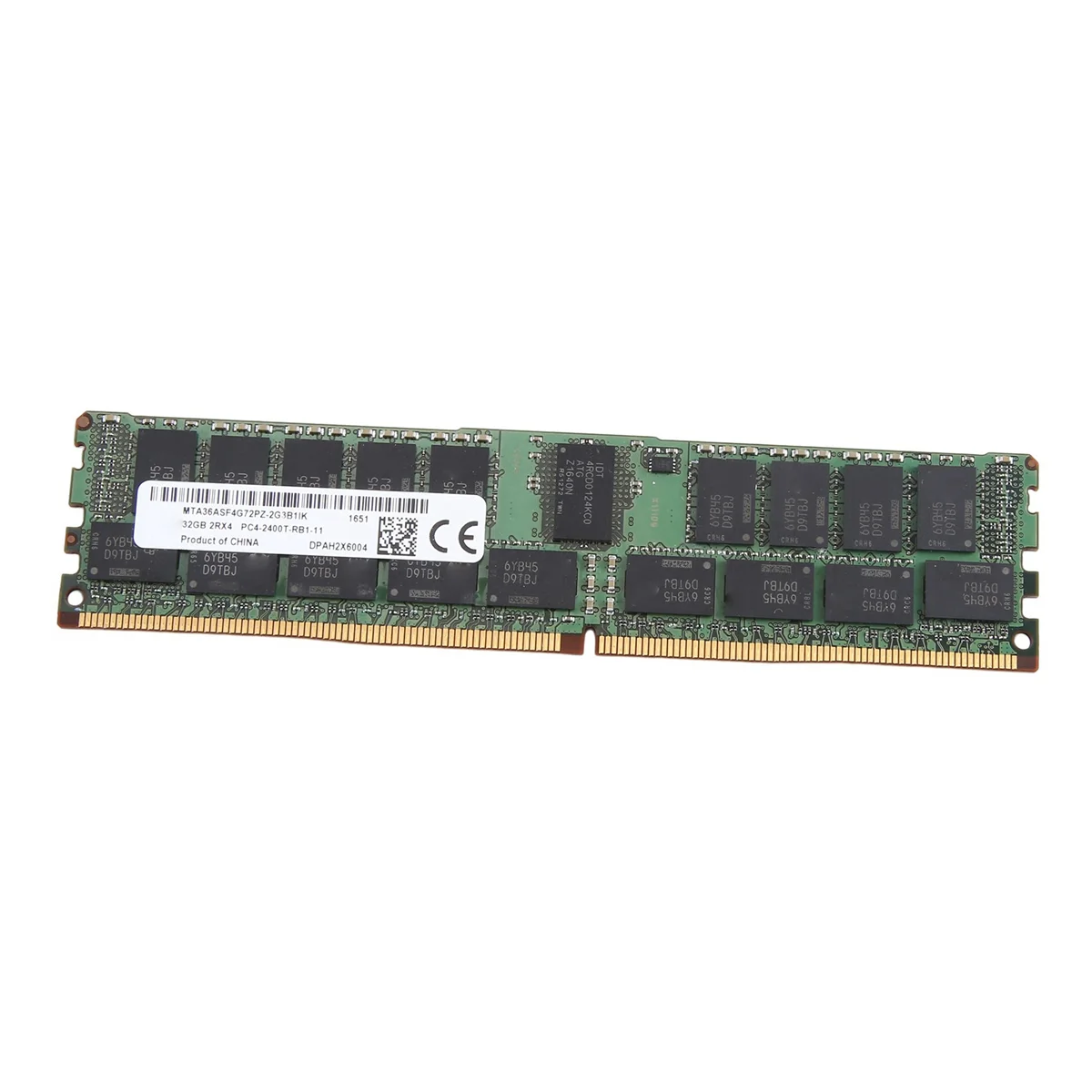 AT87-For MT 32GB DDR4 Server RAM Memory 2400Mhz PC4-19200 288PIN 2Rx4 RECC Memory RAM 1.2V REG ECC RAM