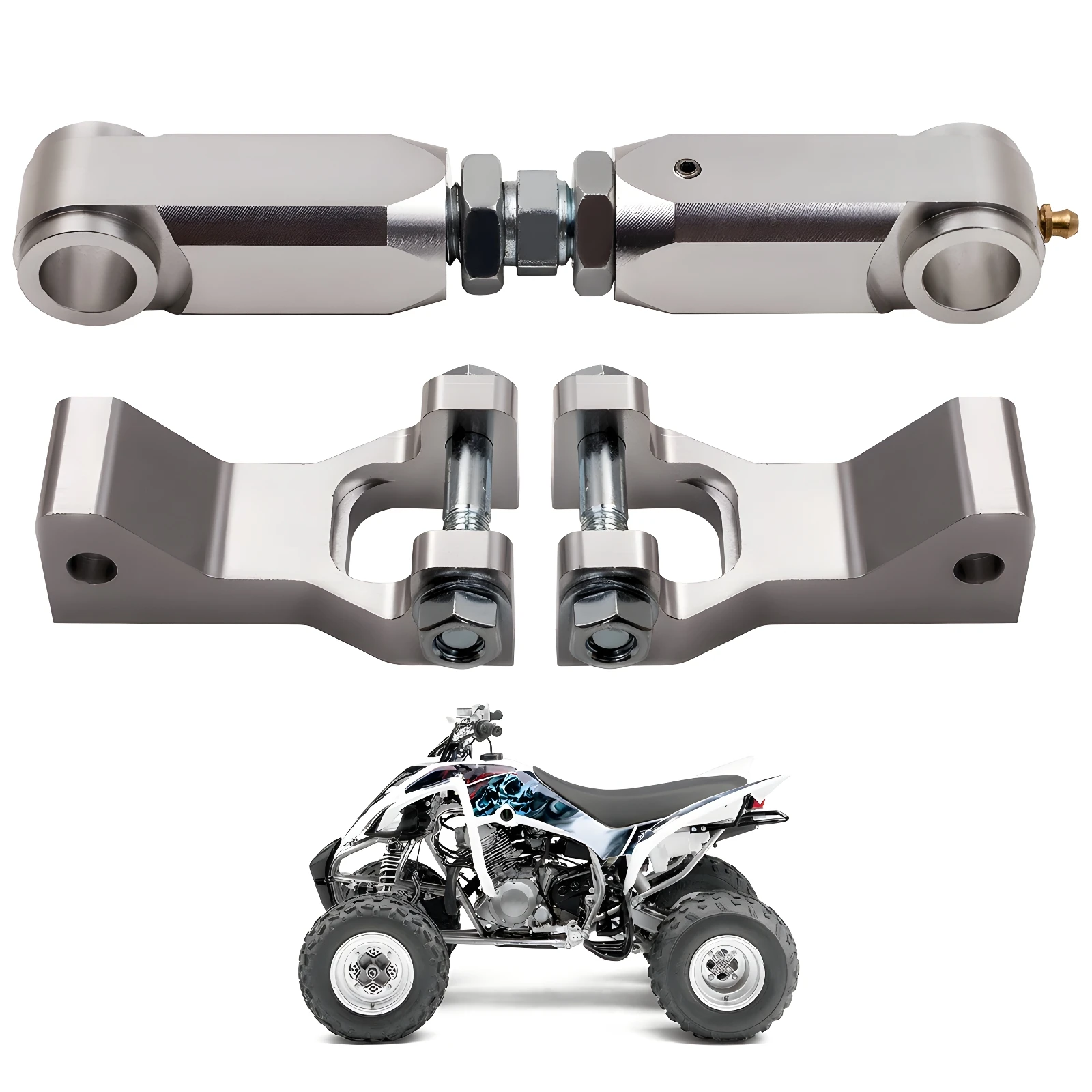 4" Adjustable Lowering Kit For Yamaha Raptor 350 660  660R 700R 700 ATV