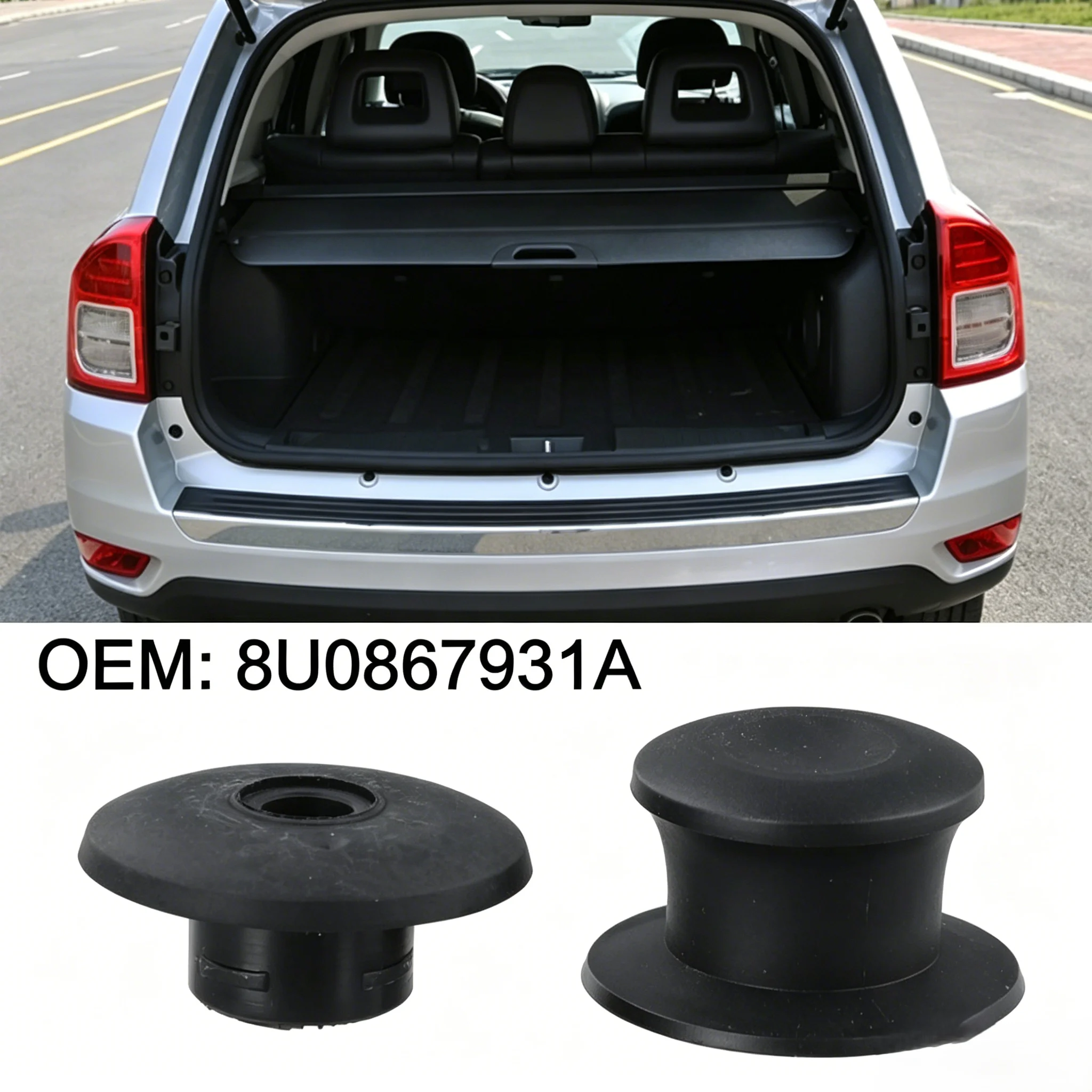 Clips Rear Trunk Partition Board Buckle Panel for Q3 A7 A5 Car Luggage Compartment Partition Card Buckle Replace 8U0867931A