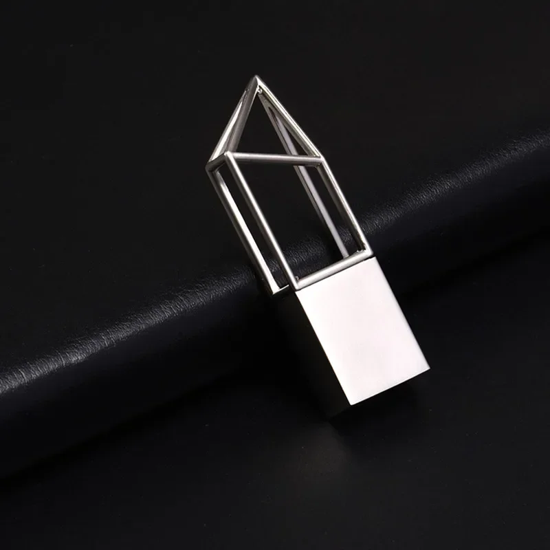 Pendrive USB Flash Drive 64GB 32GB Mini Metal Memory Stick 16GB 8GB 4GB Golden Flash Disk Silver Pen Drive Gift Creative Gifts