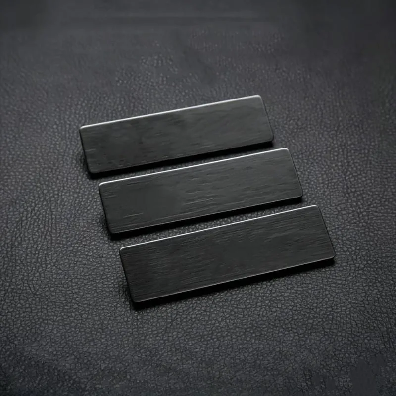 3 pcs Name Tag Brooches, Smooth Writable Area for Event Staff Badges, Metal Pin Backing great for School Conference Pins