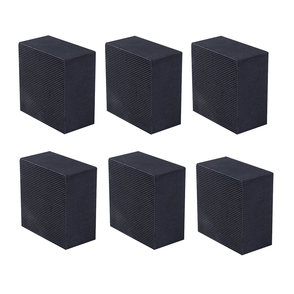 6PC Carbon Filters Activated Charcoal Block Parts Air Purifier Charcoal Cube for ELEGOO Anycubic Mini Air Filter LCD DLP Printer