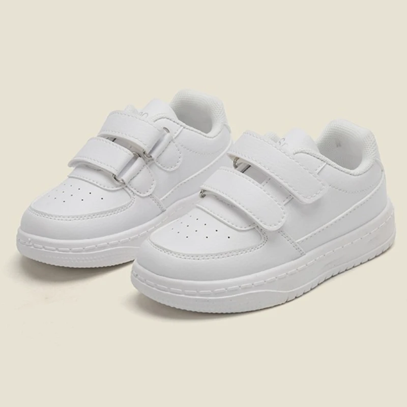 

Kids White Sports Shoes School Non-slip Children Fashion Girls Causal Sneakers Solid Color Running Versatile Boys Tennis Shoes
