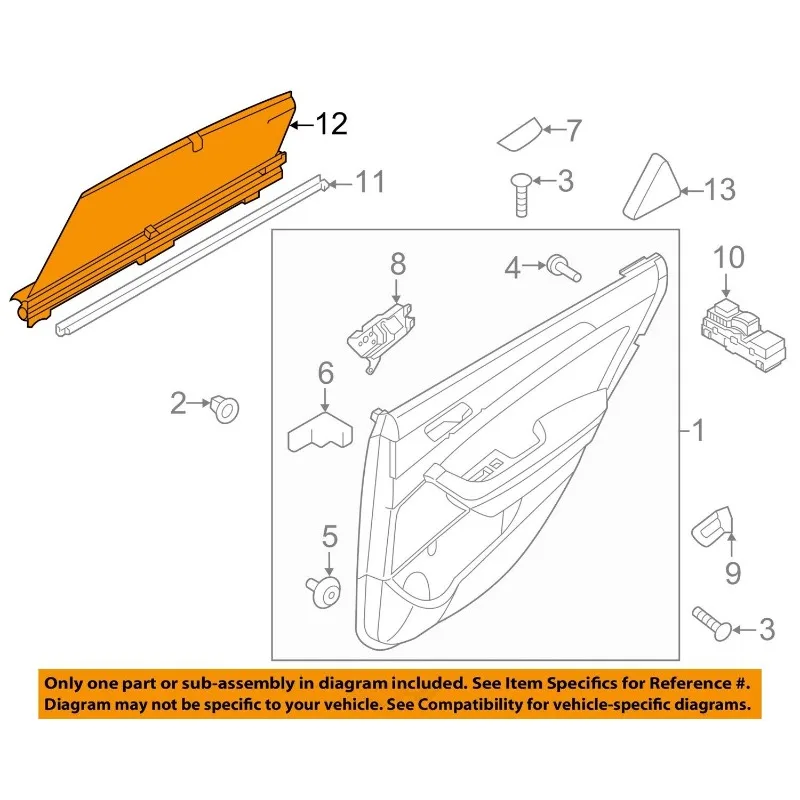 Rear Seat CURTAIN Blind Sun Shade Assembly For Hyundai Sonata LF 2015-2018 OEM 83352C1000 83362C1000