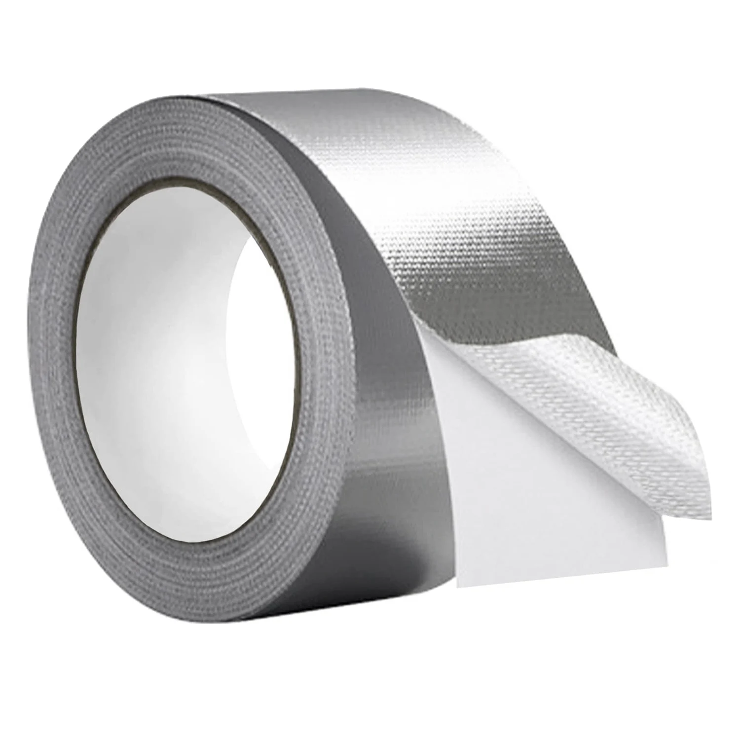 Glass Fiber Cloth Aluminum Foil Tape (5.9Mil Thick), High Temperature Insulation Adhesive Metal Duct Tape,1 Pack