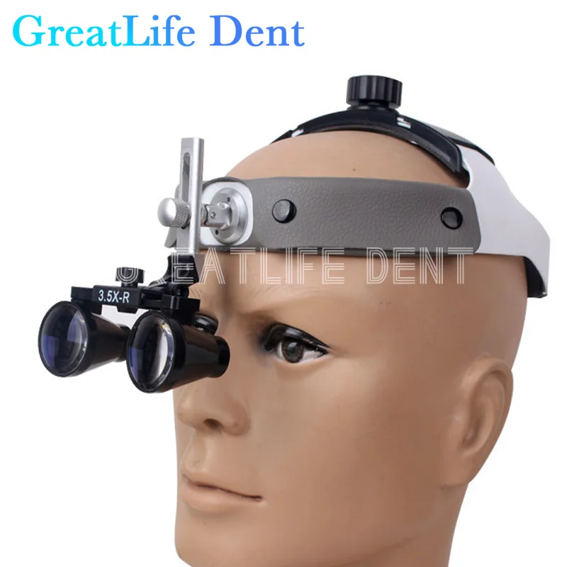 

GreatLife Dent 2.5x 3.5x Led Headlamp Dental Loupe Led Magnifier Glass Surgical Headlamp Loupes 2.5x 3.5x Magnifier