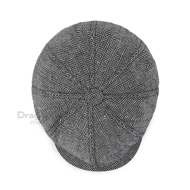 C650 SPORT Logo hommes rétro béret britannique chapeau laine mélange Vintage chevrons Tweed hommes décontracté gavroche chapeau casquette plate pour BMW