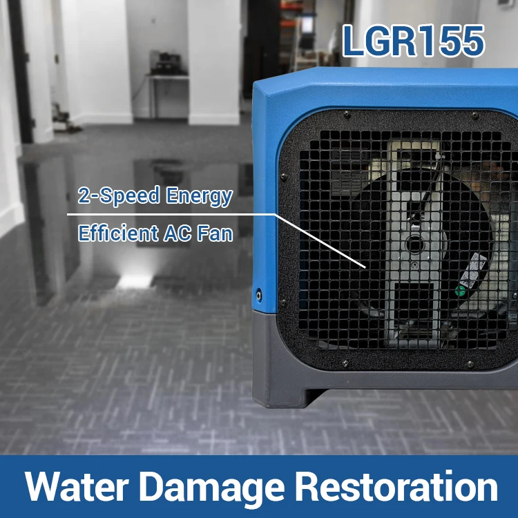 One-stop Water Damage restoration Equipment LGR Dehumidifier and air Mover and air Scrubber