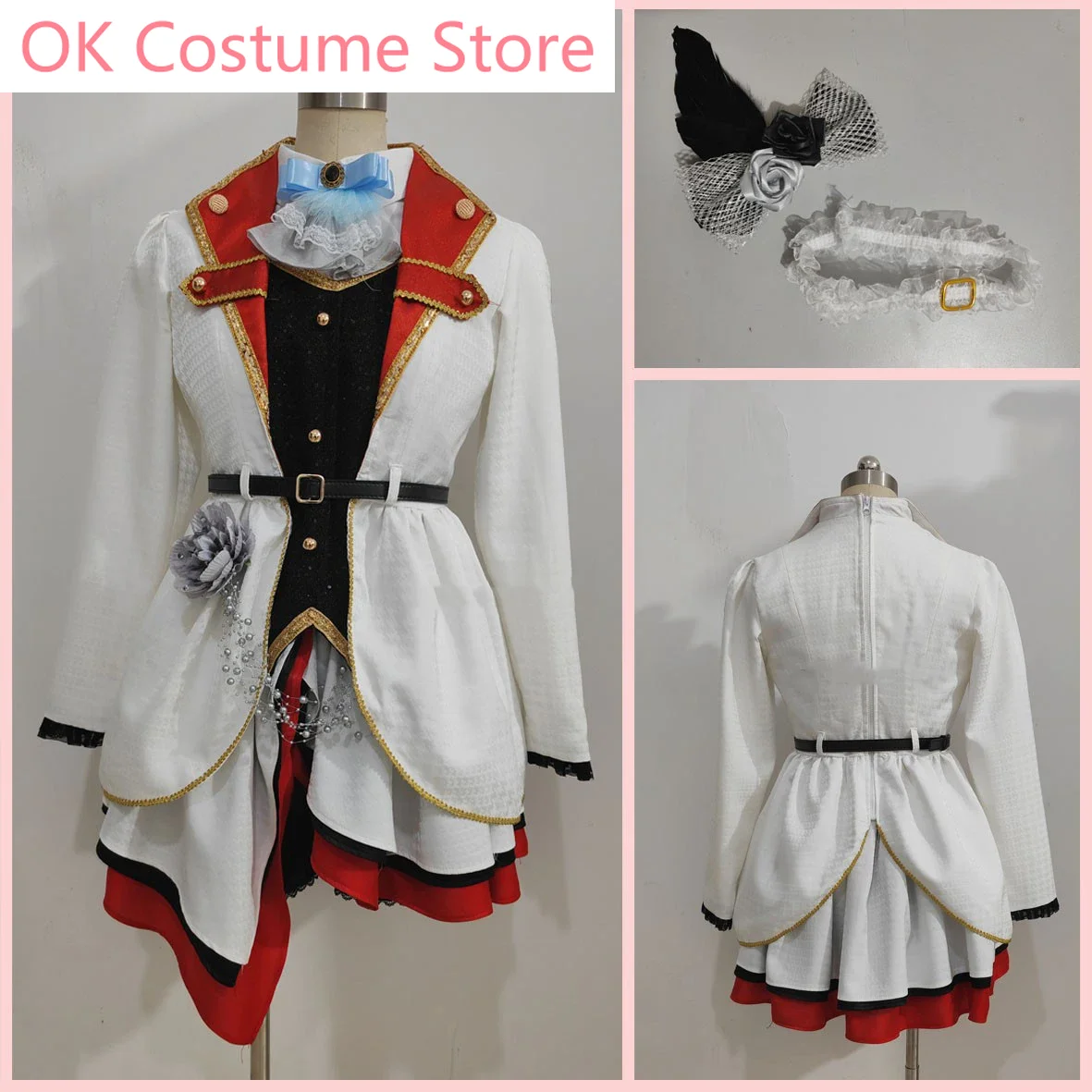 Anime Lovelive Aqours Future Ferry Ticket Concert Chika Ruby Kanan All Members SJ Game Suit Uniform Cosplay Costume